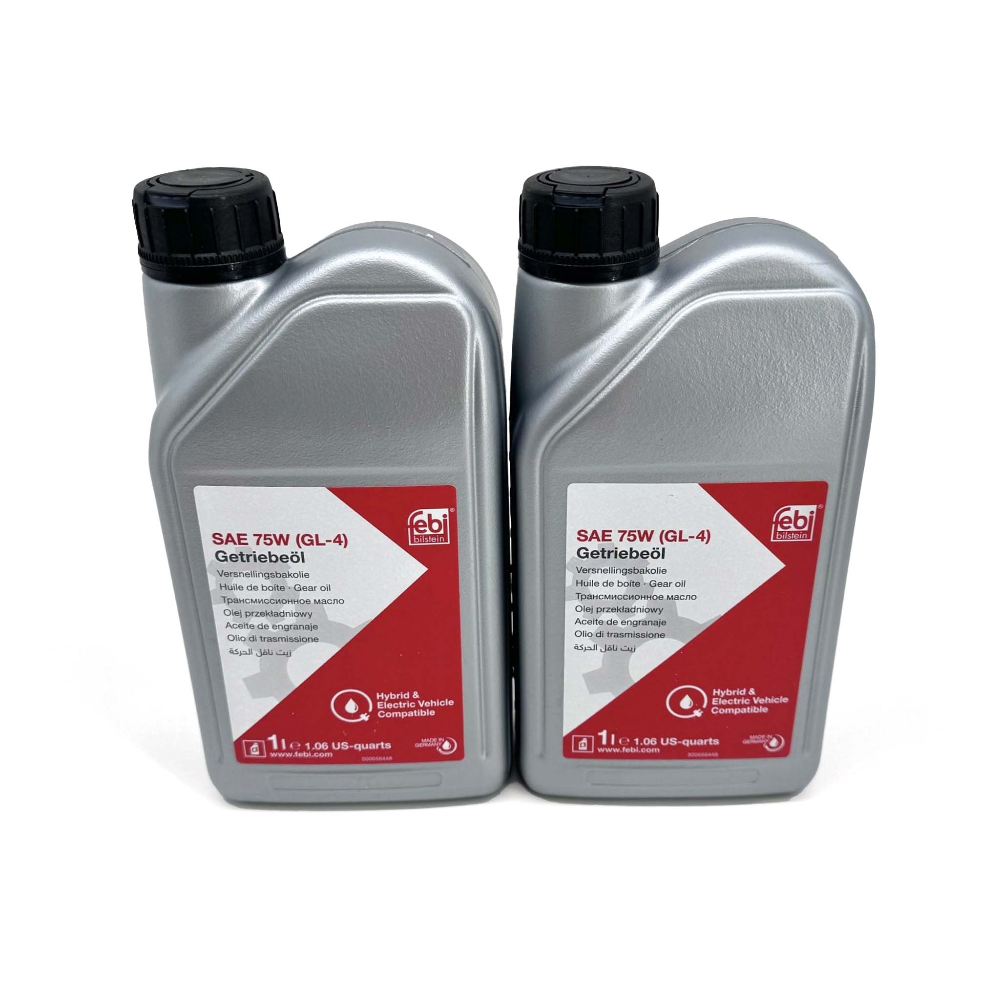 gear oil deutsch SAE 75W Getriebeöl 2L – Speziell für DQ200-Getriebe – Getriebeshop24